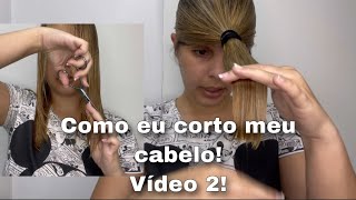 ✂️ APRENDA A CORTAR SEU CABELO EM CASA  Mundo cabelístico [upl. by Innus]