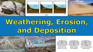 Weathering Erosion and Deposition Overview [upl. by Prudhoe]