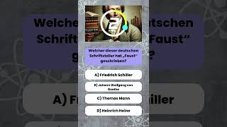 Quiz zur deutschen Kultur – Testen Sie Ihr Wissen über Literatur Städte und Kulinarik quiz [upl. by Loeb]