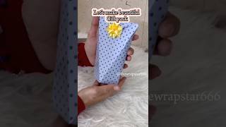 DIY gift packing ideas 🎁💝 giftideas diy foryou viralshort craft homemadegifts giftpackingidea [upl. by Espy]