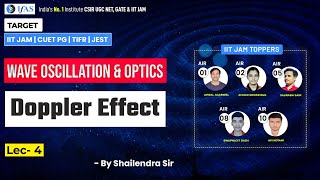 Doppler Effect  Wave oscillation and optics  IIT JAM Physics  L4 [upl. by Eneloc734]