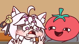 quot Yeah underneath Im a TOMATO quot Animation [upl. by Mullins]