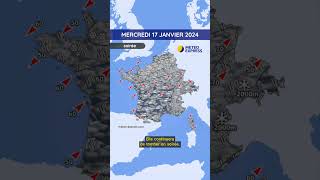 Météo du Mercredi 17 au Vendredi 19 Janvier 2024 [upl. by Ianej]