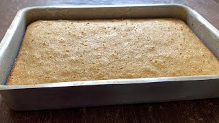 BOLO SIMPLES DE FARINHA DE TRIGO bolo caseiro fofinho  receita de bolo branco simples [upl. by Wier799]