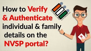 How to Verify amp Authenticate Voter ID details on the NVSP portal  DECODE Lite [upl. by Clapper]