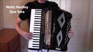 Roland accordion FR8x German Restaurant Favorites [upl. by Elleirua163]