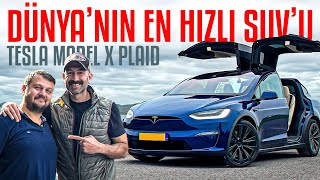 TESLA MODEL X PLAID🔥 DÜNYANIN EN HIZLI SUVU wAyhanTarakci [upl. by Eintruok276]