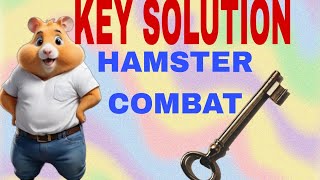 HAMSTER COMBAT KEY 🗝️ SOLUTION of 20 july [upl. by Tannenwald]