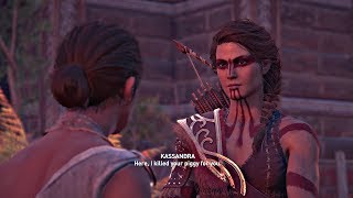 Assassins Creed Odyssey  Meeting Daphnae amp Kalydonian Boar Boss Fight  Legendary Reward PS4 Pro [upl. by Marcellina]