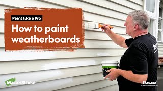 Paint like a Pro  How to paint weatherboards [upl. by Reg]