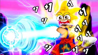 1 KI EVERY SECOND in DRAGON BALL Z in ROBLOX [upl. by Auhsuj]