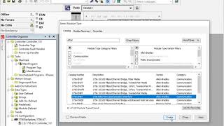 Create New RSLogix5000 Project Chassis Ethernet DeviceNet and other IO Modules [upl. by Darej99]