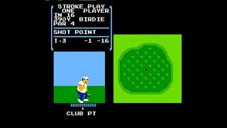 Vs Stroke amp Match Golf Arcade Longplay 1984 Nintendo Men Version set GF42 [upl. by Andi]