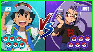 Pokemon Battle Pedia Ash Vs James Team Rocket [upl. by Blumenthal]