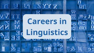 Employing linguistics Careers in linguistics [upl. by Anselma]