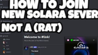 How To Join The New Solara Discord SEVER [upl. by Tippets]