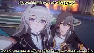 Honkai star rail White night Karaoke lyrics  Letra sub español [upl. by Ikiv509]