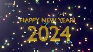 Happy New Year 2024 Song Wishes  New Year Animation [upl. by Ertemed]