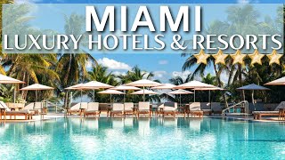 TOP 10 Best Luxury Beachfront Hotels amp Resorts In MIAMI Part 2 [upl. by Irianat985]