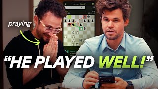 Magnus Carlsen Analyzes His First Chess Game Against GothamChess [upl. by Alyaj]