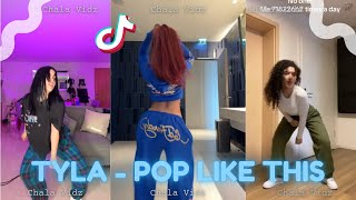 POP LIKE THIS Pt 2 SLOWED Tyla dancing swerve and a dip  TikTok Dance of 2024  Trending [upl. by Notwal398]