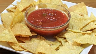 How to Make Homemade Tortilla Chips 2 Ways  Easy Tortilla Chips Recipe [upl. by Pandora]