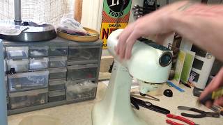 Kitchenaid Model 3b complete restoration in Sea Foam Green [upl. by Cut156]