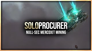 Eve Online  Solo Procurer  Null Sec Mercoxit Mining [upl. by Iruj372]