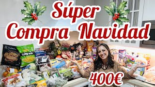 🎄ÚLTIMA COMPRA DEL AÑO🎊CASI 400€ MERCADONACARREFOUR lepetitvlogs [upl. by Meggs]