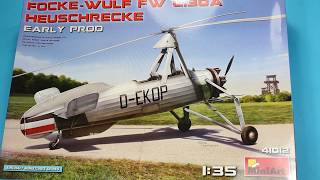 Miniart 135 Cierva C30 Fw C30 Review [upl. by Esmerolda]