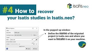 Isatisneo How to4 recover your Isatis studies in Isatis neo [upl. by Ahtnams]