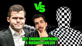 Magnus Carlsen VS Rey Enigma Reacción y Análisis de Ajedrez [upl. by Enneirda763]