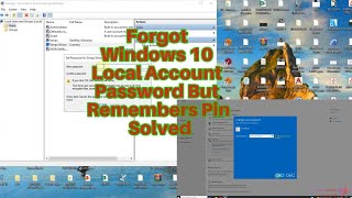 How to Reset Your Windows 10 forgotten Password if you remember Pin [upl. by Walrath]