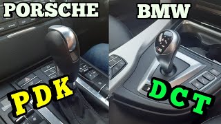 Porsche PDK vs BMW DCT [upl. by Deehahs]