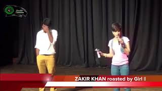 Zakir Khan Sakht Launda Roasted by a Girl  oye its sharma [upl. by Eba]