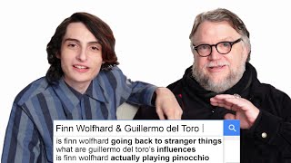 Finn Wolfhard amp Guillermo del Toro Answer the Webs Most Searched Questions  WIRED [upl. by Stranger]