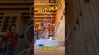 Got pex Uncoiling pex tubing quicktip plumbing pex waterline diy [upl. by Margaux]