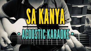 Sa Kanya  MYMP Acoustic Karaoke [upl. by Yerot188]