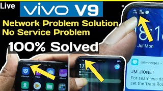 Vivo V9 Network Problem  How To Solve Vivo V9 No NetworkNo ServiceNo Signal Problem 📶100Solved✅ [upl. by Neetsirk701]