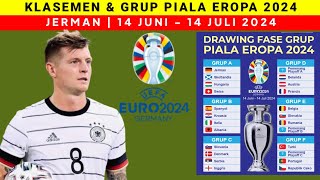 Klasemen amp Grup Piala Eropa 2024  Jerman 14 Juni14 Juli 2024 [upl. by Cleon199]