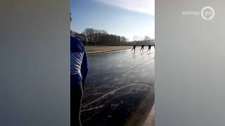 Schaatsen In Winterswijk gebeurt het beeld Marco Lobeek [upl. by Nareik]