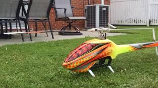 Trex 700E Pro HV Custom canopy [upl. by Atikram323]