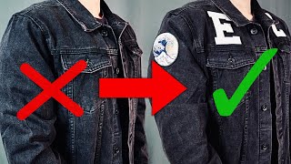 HOW TO Attach a Patch onto Your Jacket Without Sewing Machine [upl. by Anurb]