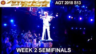 Brian King Joseph Violinist SIMON SAYS HE COULD WIN SemiFinals 2 Americas Got Talent 2018 AGT [upl. by Affra]