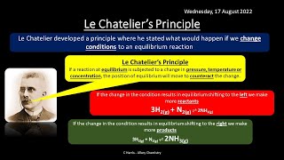 CIE Topic 7 Equilibria REVISION [upl. by Inajna]