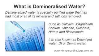 What is Demineralised Water Is it Different to Distilled Water [upl. by Gnivre763]