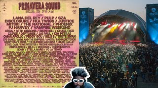 Primavera Sound Barcelona 2024 lineup REVEALED [upl. by Auqcinahs]