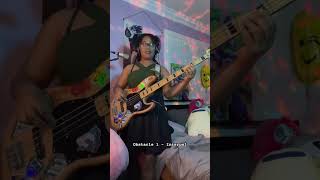 Obstacle 1  Interpol Bass Cover bassline femalebassist [upl. by Paula]