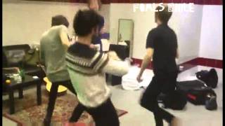 Foals pre Show dancing ritual [upl. by Lombardy]