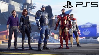 MARVELS AVENGERS PS5 Gameplay Walkthrough Part 1 FULL GAME [upl. by Zelle]